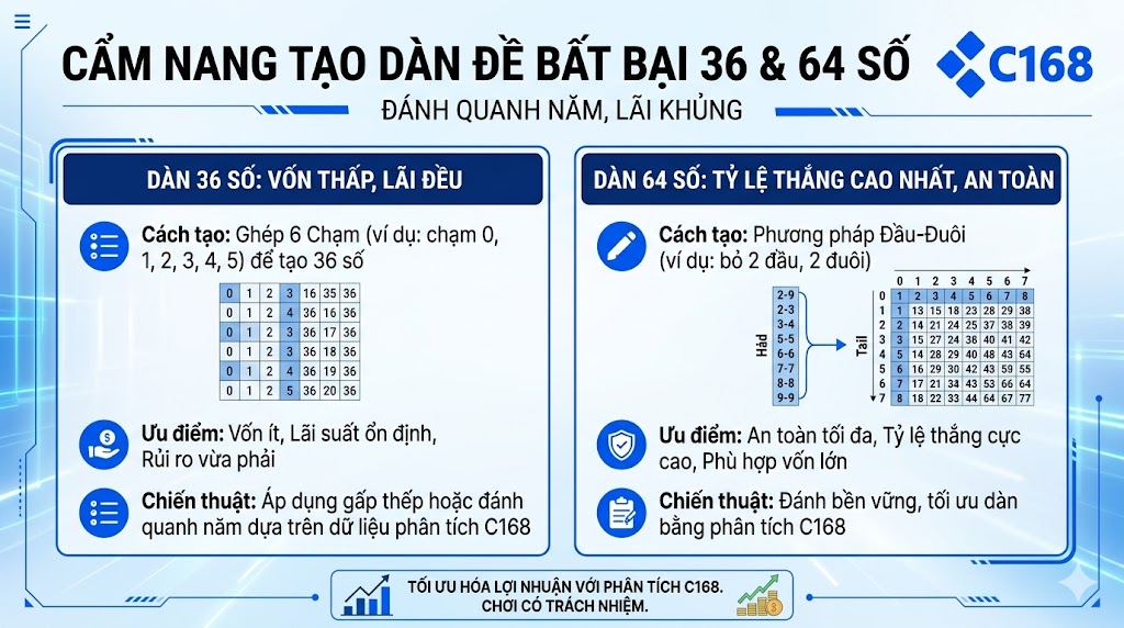 Bạc nhớ lô đề là gì? Thống kê bạc nhớ hiện đại chuẩn xác nhất 2026 tại C168 10 cach tao dan de 36 so bat bai c168